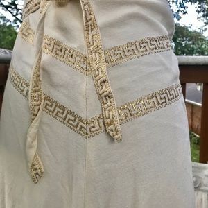 Vintage Goddess Maxi Wrap Skirt small to medium